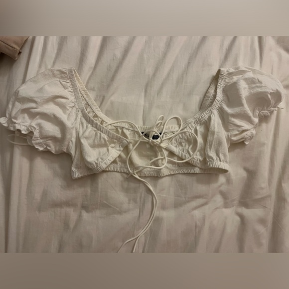 SHEIN white cropped top - Picture 1 of 1